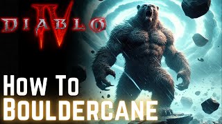 Diablo 4 - Tips for New Bouldercane Players // Season 3