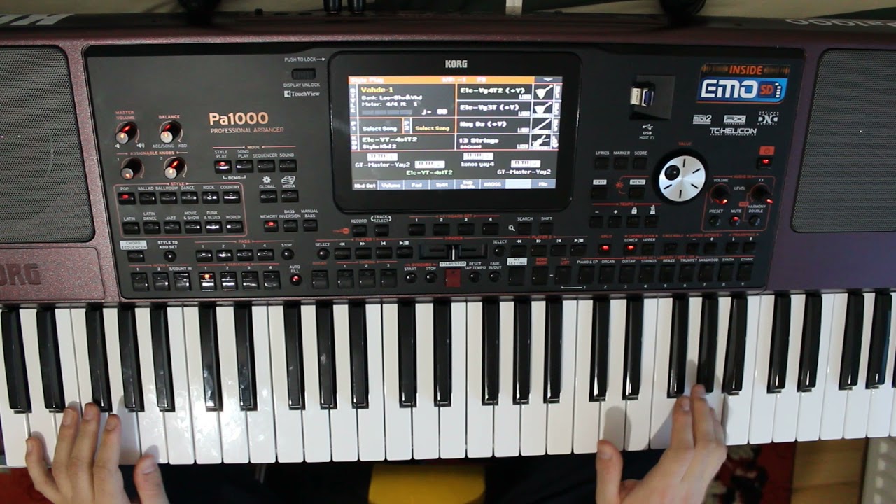 Bu adam benim babam ahmet kaya korg pa1000 elektro