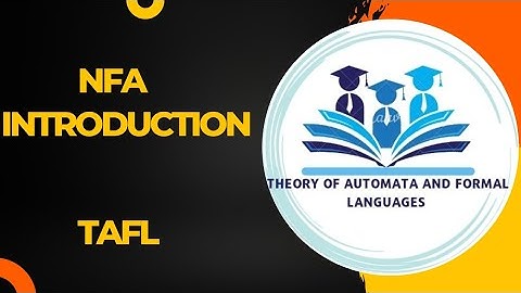 UNIT-1| Lec-5| NFA| THEORY OF AUTOMATA AND FORMAL LANGUAGES| AKTU