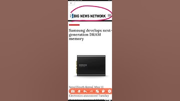 Samsung develops next-generation DRAM memory  !!