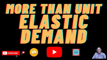 More than Unit Elastic Demand | Elastic Demand | Elasticity of Demand  Law of Demand Micro Economics