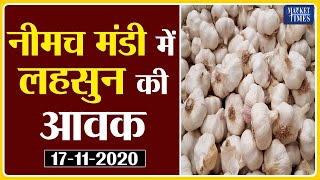 #नीमच मंडी में लहसुन की आवक | Market Times TV | Neemuch Mandi Garlic Arrival | #garlic #lehsun screenshot 5