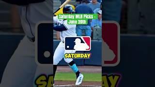 Saturday Picks for Today’s MLB Games - June 20th Locks #mlbpicks #mlbtoday #mlb