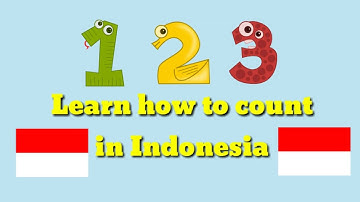 Learn how to count from 1-10 in Indonesia