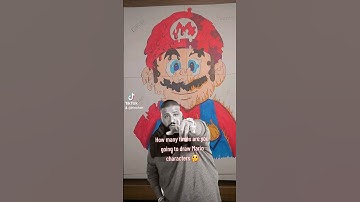 I LOVE DRAWING MARIO!!!! #drawing #gamer #nintendo  #mario #drawong #luigi #fyp