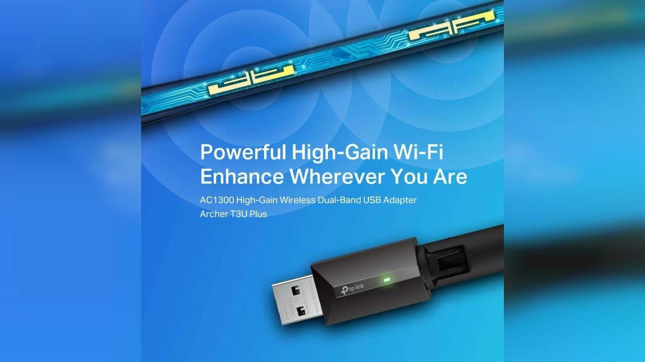 Rezension: TP-Link Archer T3U Plus AC1300 High Gain USB WLAN Stick Adapter mit Antennen(bis zu 86...