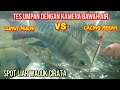 TES UMPAN TERBARU DENGAN KAMERA BAWAH AIR : Lumut Busa VS Cacing Merah || Spot Liar waduk Cirata