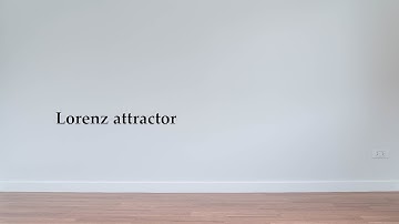 The Lorenz attractor
