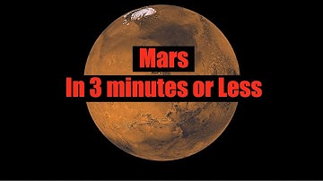 Everything You Need To Know About: Mars in 3 Minutes of Less