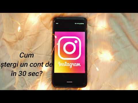 Cum iti poti sterge contul de instagram