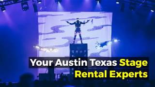 Austin Stage Rental by Roadway Productions - mobile and portable stages