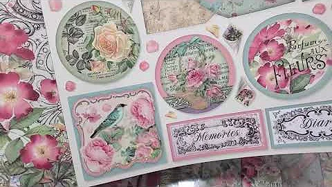 Unboxing New Stamperia Collection Rose Parfum Let'...