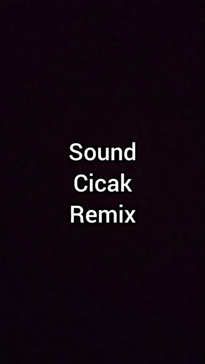 Suara Cicak Remix