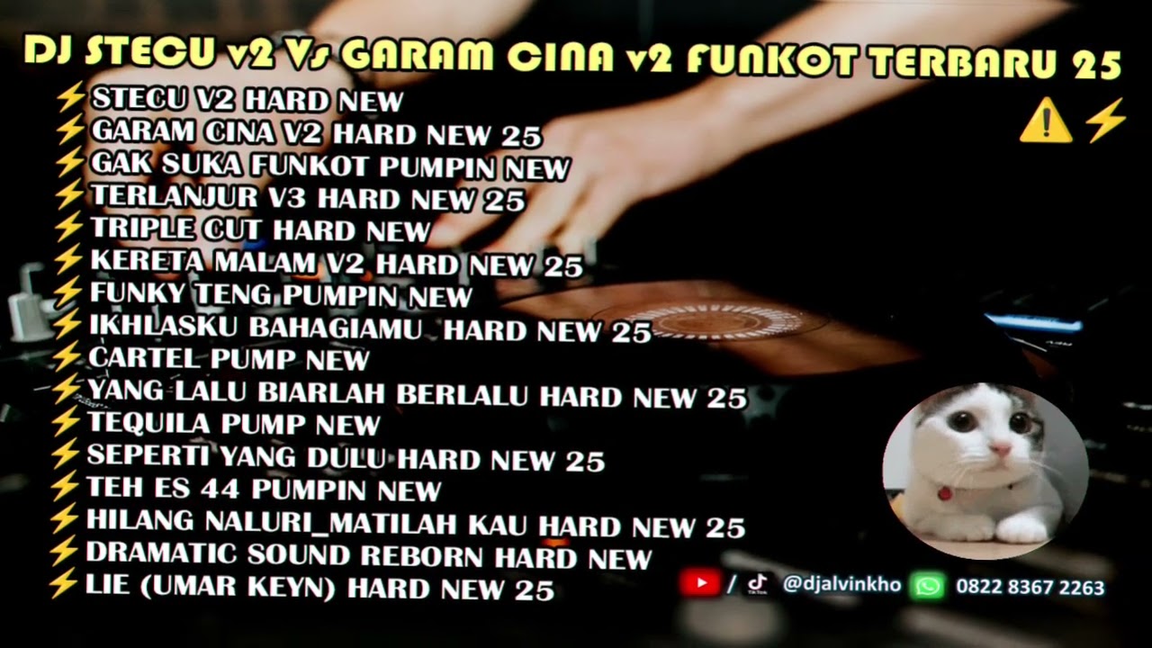DJ STECU v2 Vs GARAM CINA v2 FUNKOT TERBARU 25 ⚠️⚡