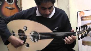 arabic oud with iraqi tuning played by Fadel made by DRapakousios