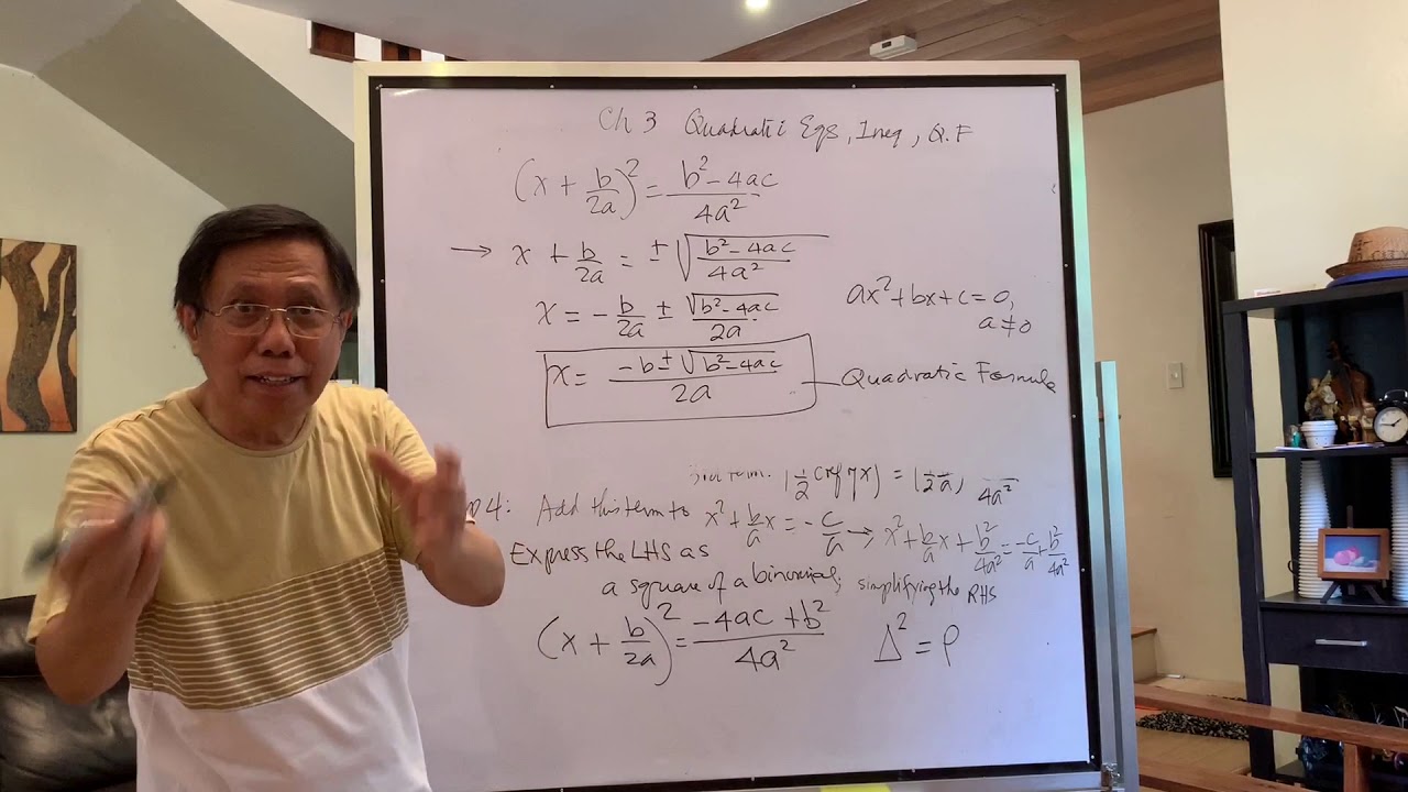 Lesson 3.4: Solution by Completing the Square - YouTube