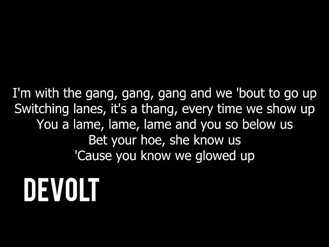 Young Thug - Gang Up ft. Wiz Khalifa, 2 Chainz & PnB Rock (Lyrics) class=