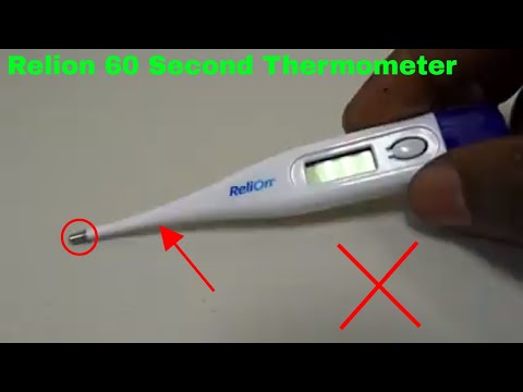 Video: Kako se mijenja relion termometar?