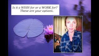 You have two options Wish for it or Work for it.
