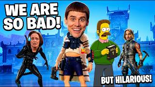 We Tried To Get 10 Elims... With the Worst Squad in FORTNITE