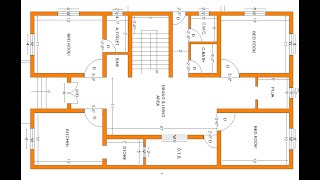 30x50 house plan | 3 bed room house plan | car parking | front porch | puja room | ghar ka naksha ||