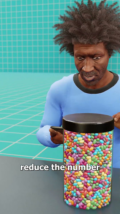 The Trick To Guessing Jellybeans In A Jar 😮