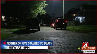 Mother stabbed to death while EMS in next room