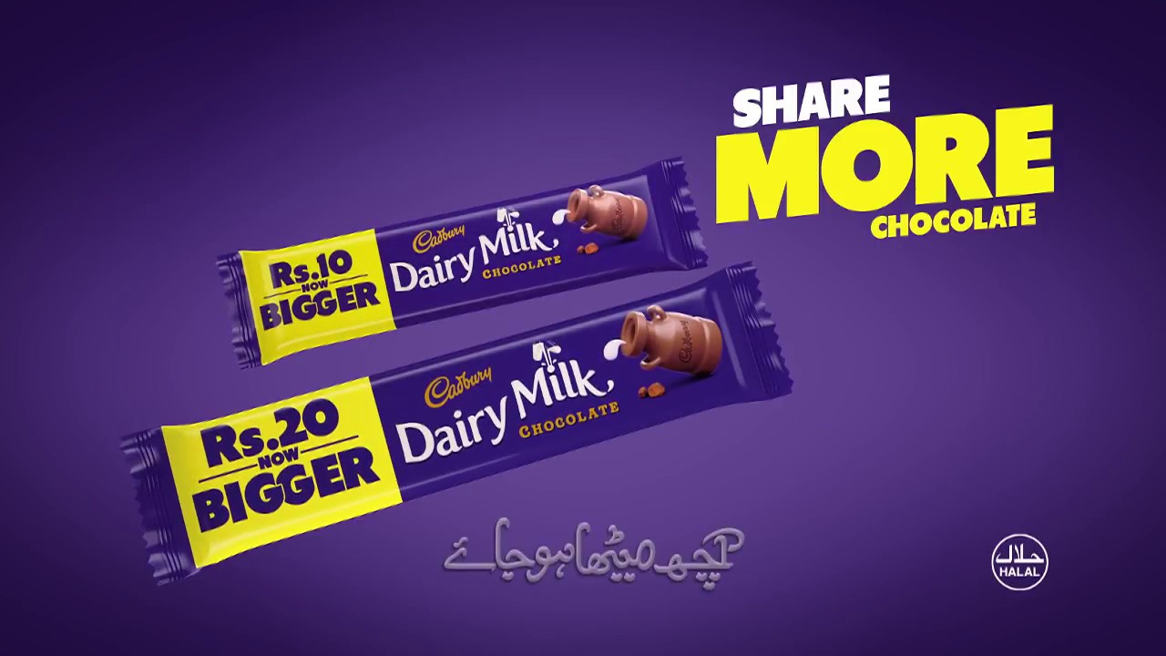 Cadbury Dairy Milk - Share More Chocolate Rs. 10 and Rs. 20. - YouTube