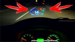 HUD ПРОЕКТОР НА СТЕКЛО - A8 5.5" OBDII HUD. УСТАНОВКА И ОБЗОР НА ЛАДЕ ГРАНТА. GEARBEST
