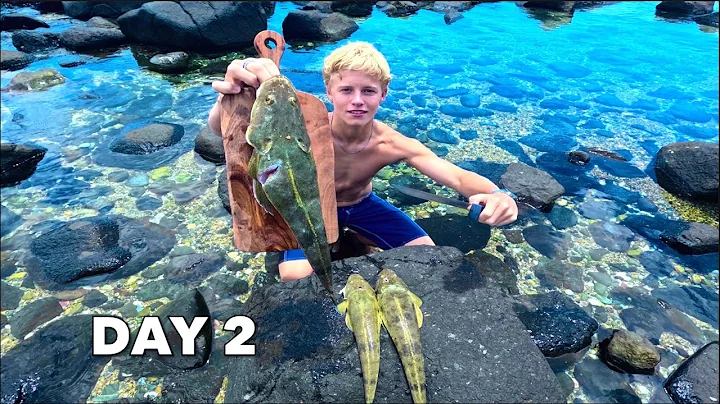 Surviving 2 DAYS Hunting For Food With ONLY A Spear