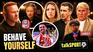 Stick to United Rooney CLAIM🤔 Arsenal LIES BACKFIRES😂 Neville RUINS Spurs & talkSPORT SLAM Wright 😮