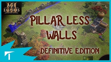 Pillar less walls in Aoe3: DE