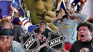 AMERICAN FOOTBALL PLAYERS REACT TO NHL WORST INJURIES