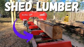 Milling Purlins For Our Sawmill Shed - MechMaxx SM-26 by Peek's Peak Hobby Homestead 876 views 3 days ago 19 minutes