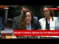 UNSC holds session on Gaza