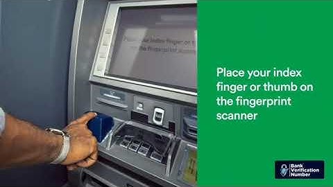 Withdraw cash using your fingerprint!