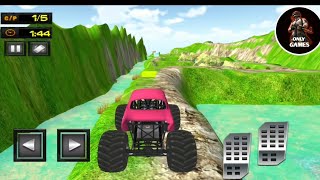 Offroad Monster Truck Stunt Driving Simulator #2 - 4x4 Big 3D Truck Wheels Game - Android GamePlay screenshot 4