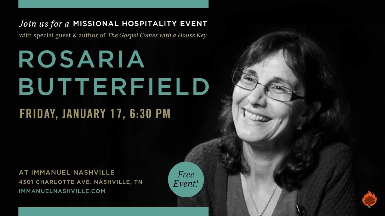 The Gospel Comes With A House Key Rosaria Butterfield Youtube The Gospel Comes With A House Key Rosaria Butterfield Youtube