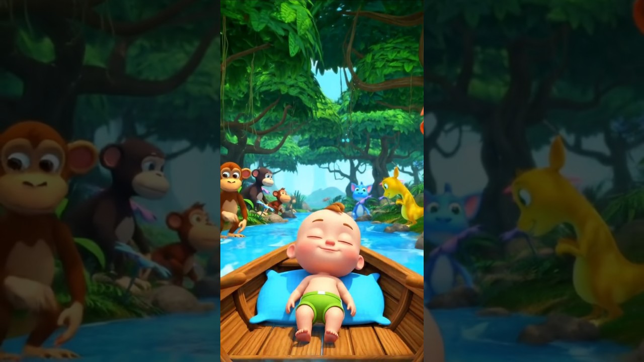 Row Row Row Your Boat | Nursery Rhyme for Kids | Boat Song | Ezylar Kids