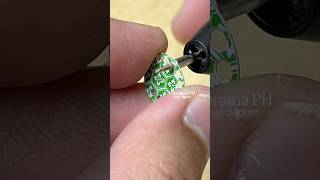 Let’s make a tiny rotary disk for a vintage telephone! 📞🔄🤯 #miniatures #diycrafts #shorts