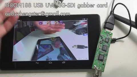 [NO ROOT ] SDI camera connect UVC SDI capture card worK on NEXUS 7 Android 4.4.2