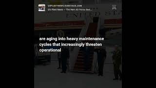 Air Force One: Strategic Stop Gap #qfleetnews #shorts #aviation
