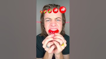 Small, Big, Giant Red M&M