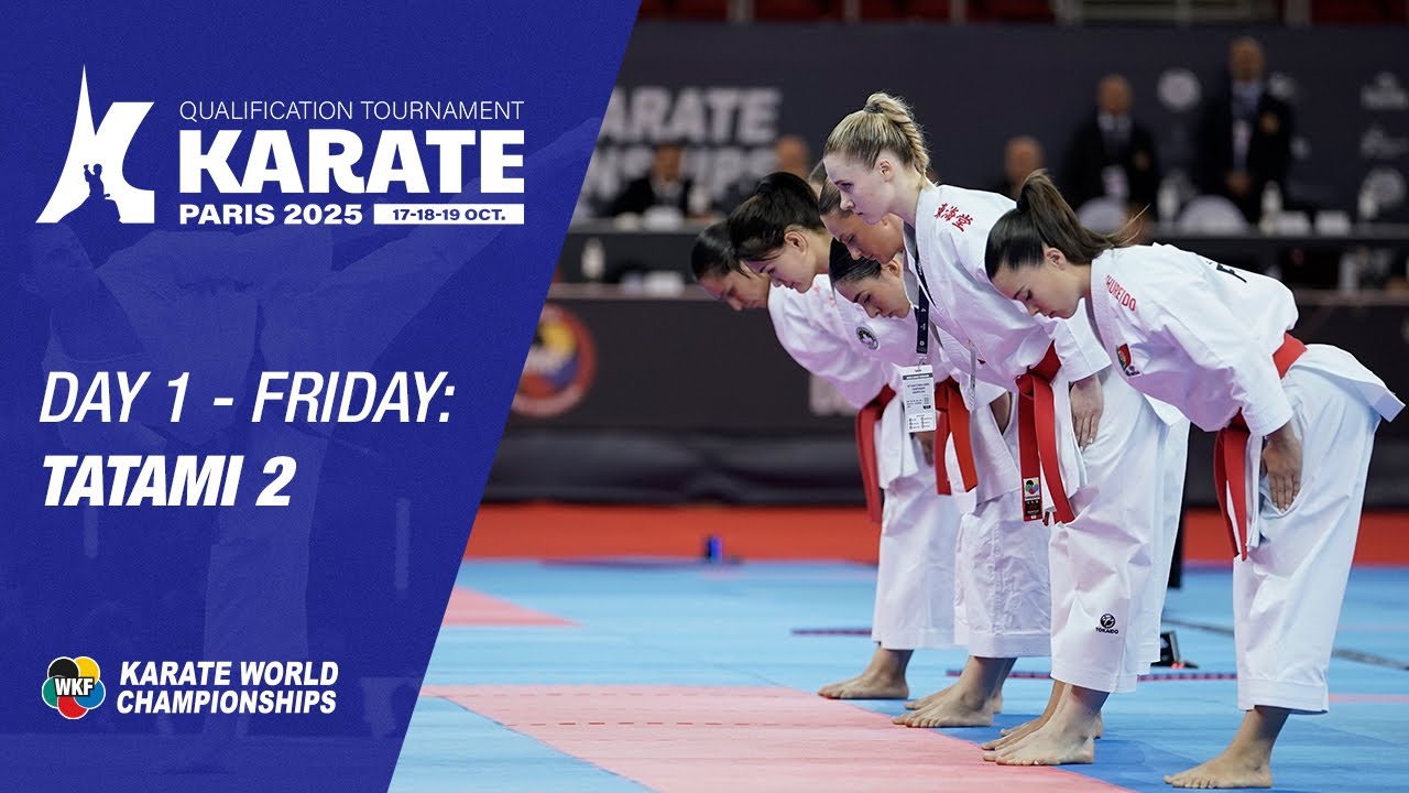 Paris Qualification Tournament - FRIDAY - Eliminations - Tatami 2| WORLD KARATE FEDERATION