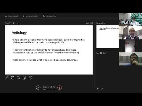 Correcting Social Anxiety using CBT by Prof. Dr. Bashir Ahmad Correcting Social Anxiety using CBT by Prof. Dr. Bashir Ahmad