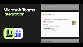 Leadfeeder x Microsoft Teams Integration: The Companies Worth Acting On, Now in Teams