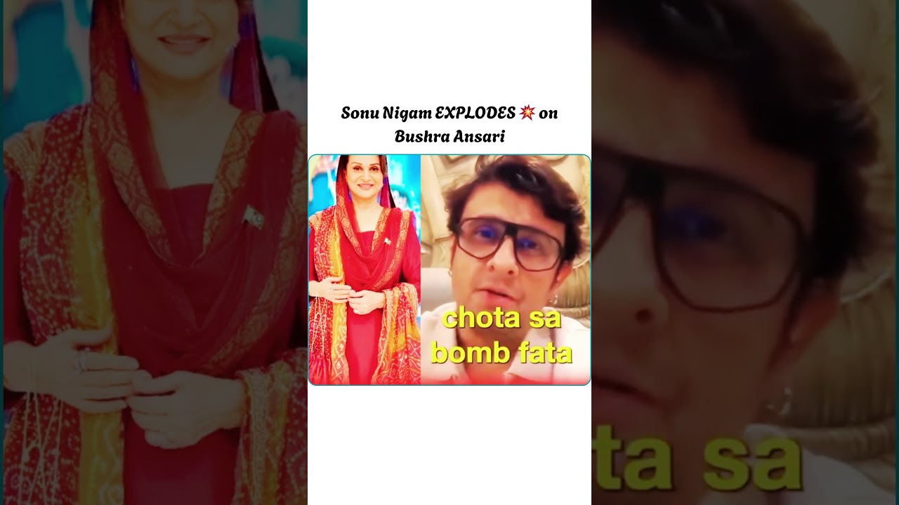 Sonu Nigam Insulted Pakistani Actress Bushra Ansari 💥 Karachi 2004 