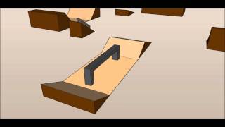 Skate Park 3D Render