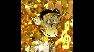 Ape Crypto Gold Pixel #51 #nft #cronos #monkey #cronoschain #art #nftcommunitycryptoart