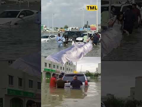 बाढ़ में बह गया अरबों का दुबई | Dubai struggles to recover from record flooding event |